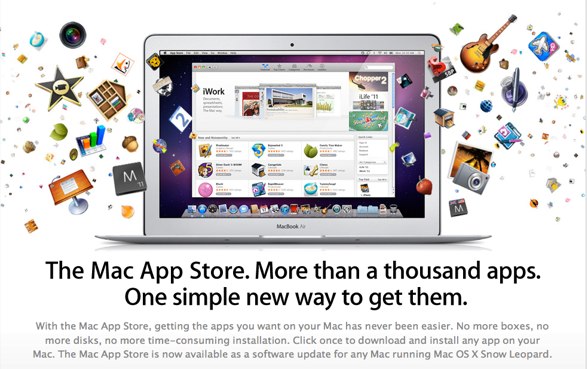 Mac App Store launched today